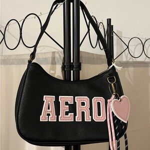 AEROPOSTLE Black and Pink Women's Bag